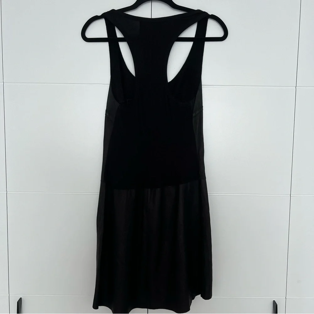 Illia Black Leather Dress - Picture 3 of 4